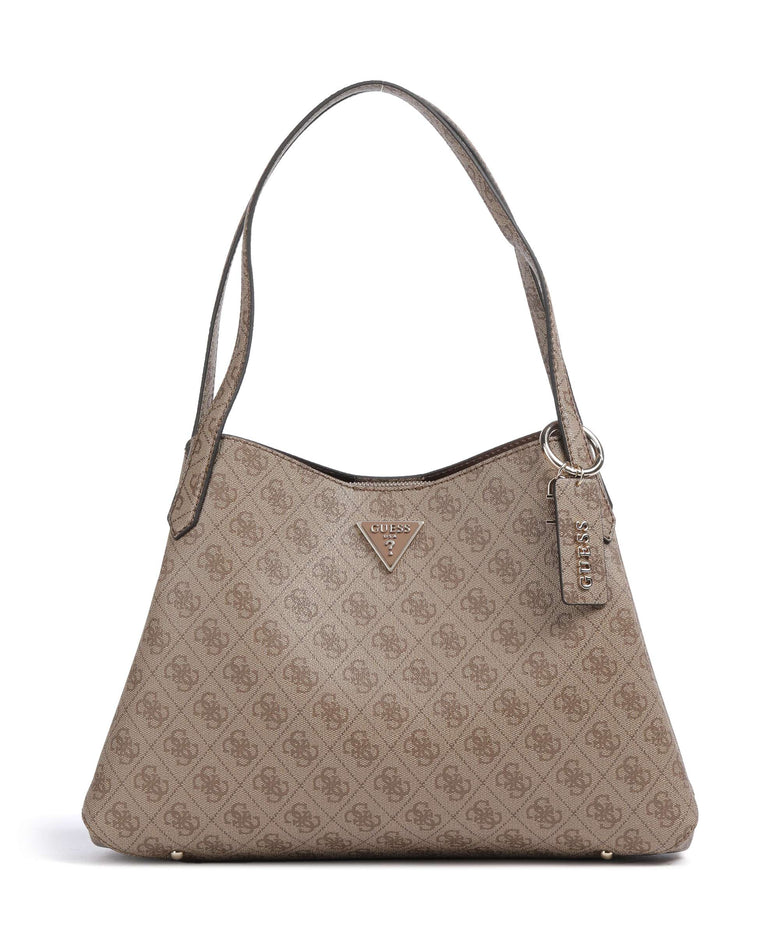 Guess Sora 4G Logo Hobo bag latte logo