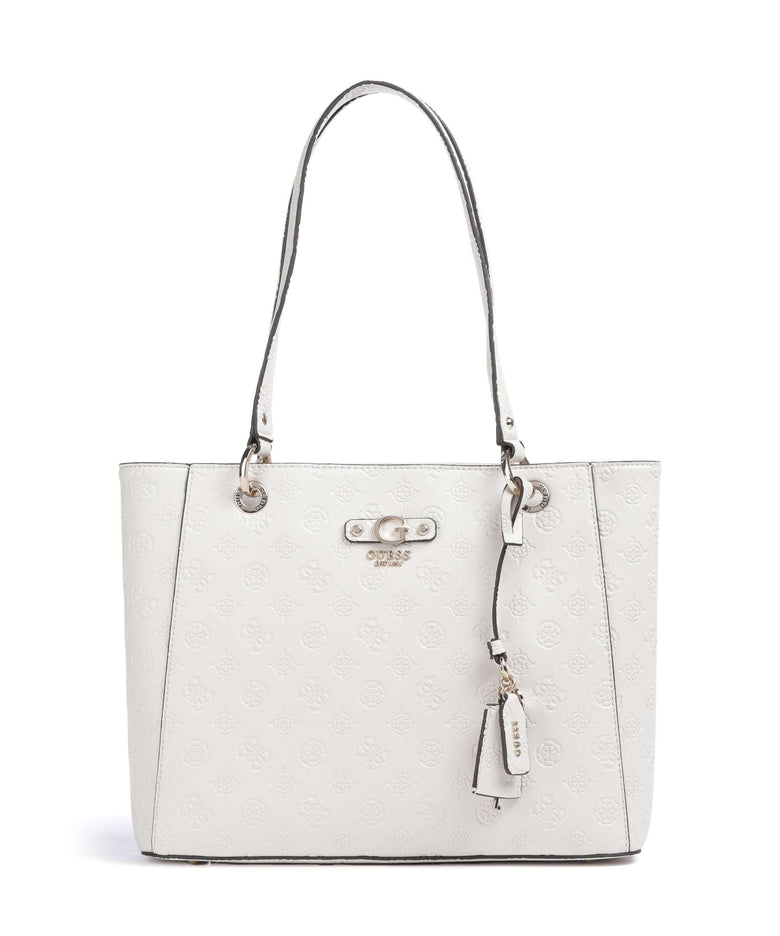 Guess Gerty Peony Tote bag offwhite