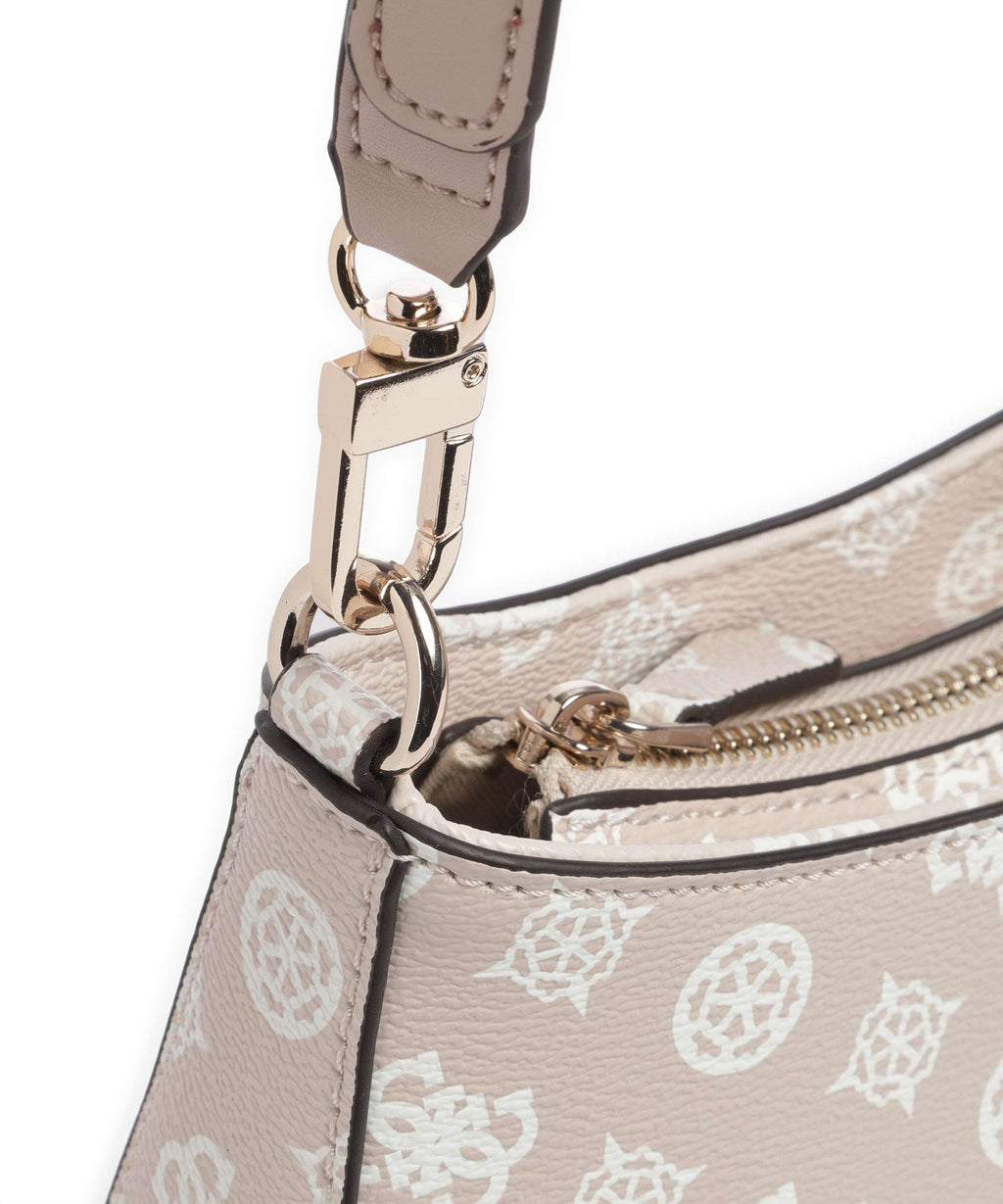 Guess Noelle Printed Peony Shoulder bag sand logo