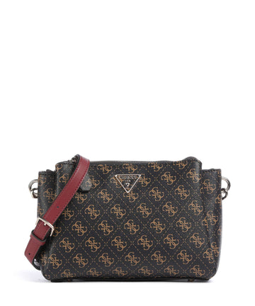 Guess Noelle Q Logo Crossbody bag brown