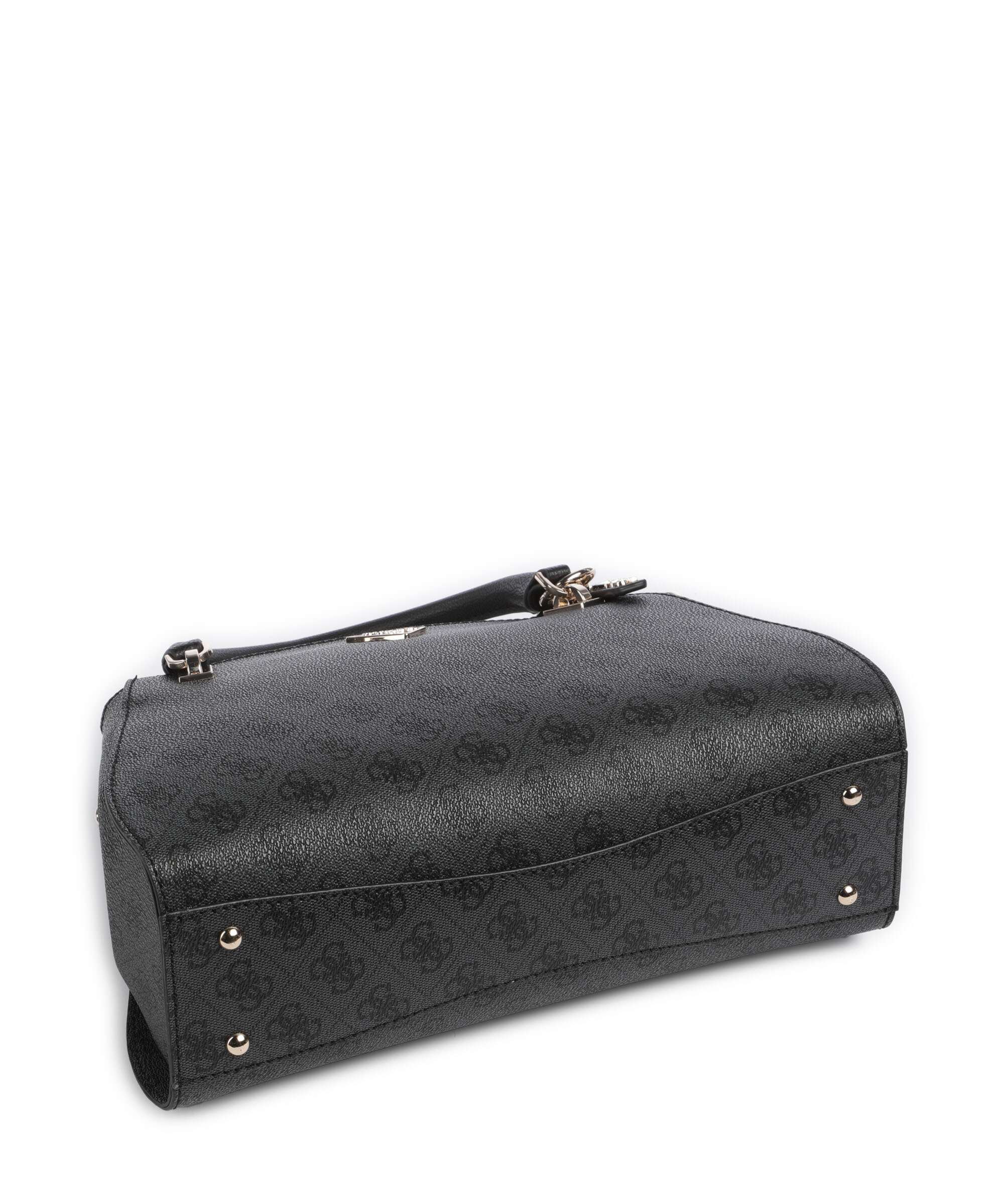 Guess Noelle 4G Basique Logo Handbag coal logo