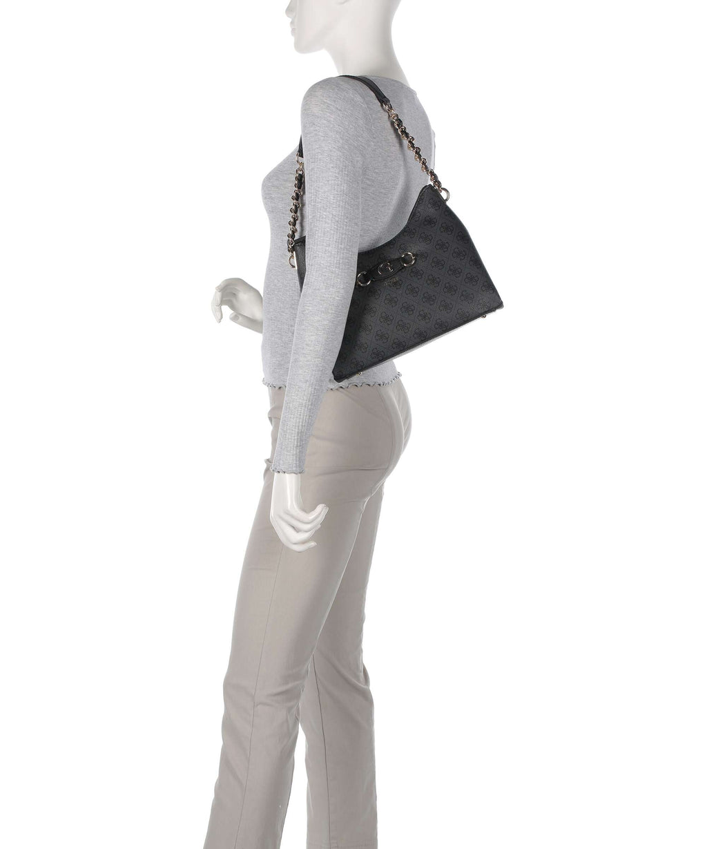 Guess Izzy Shoulder bag coal logo