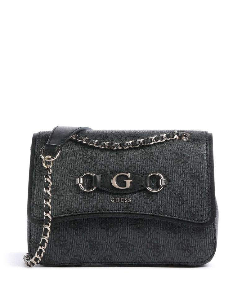 Guess Izzy Shoulder bag coal logo