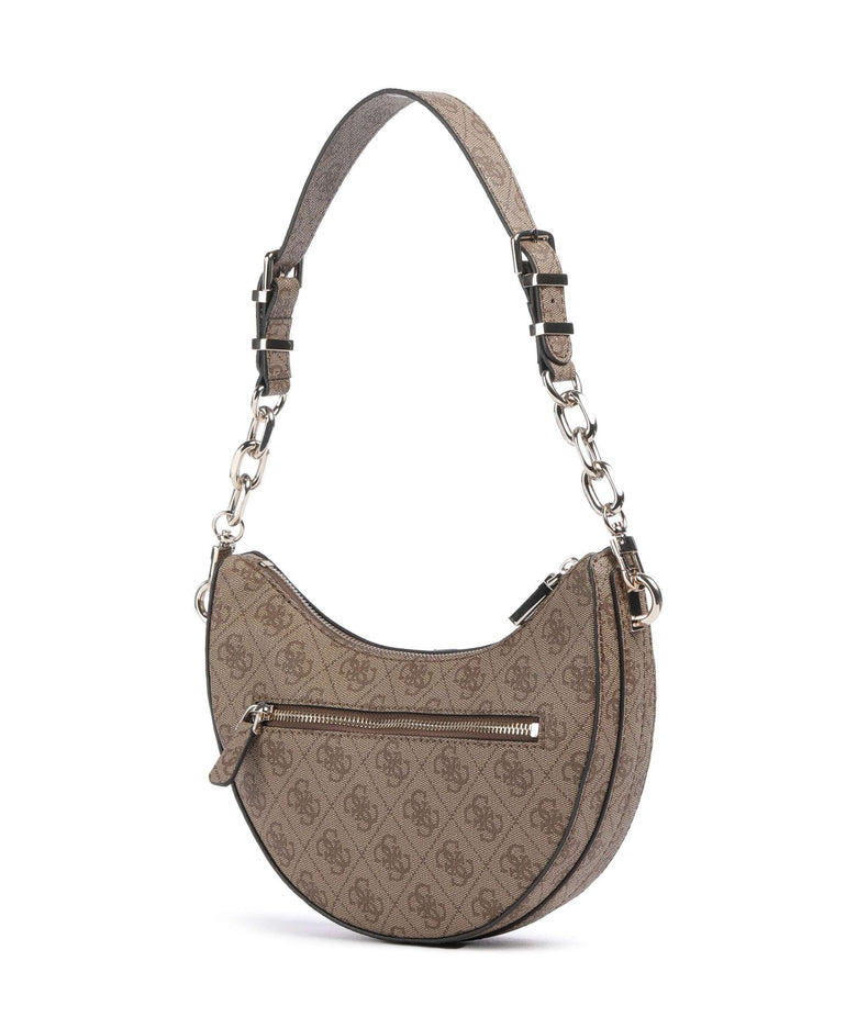 Guess Orlina 4G Logo Shoulder bag latte logo/brown