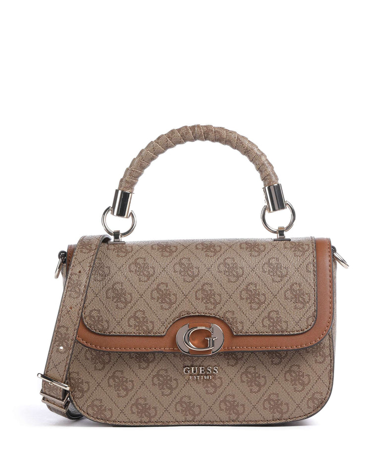 Guess Orlina 4G Logo Crossbody bag latte logo/brown