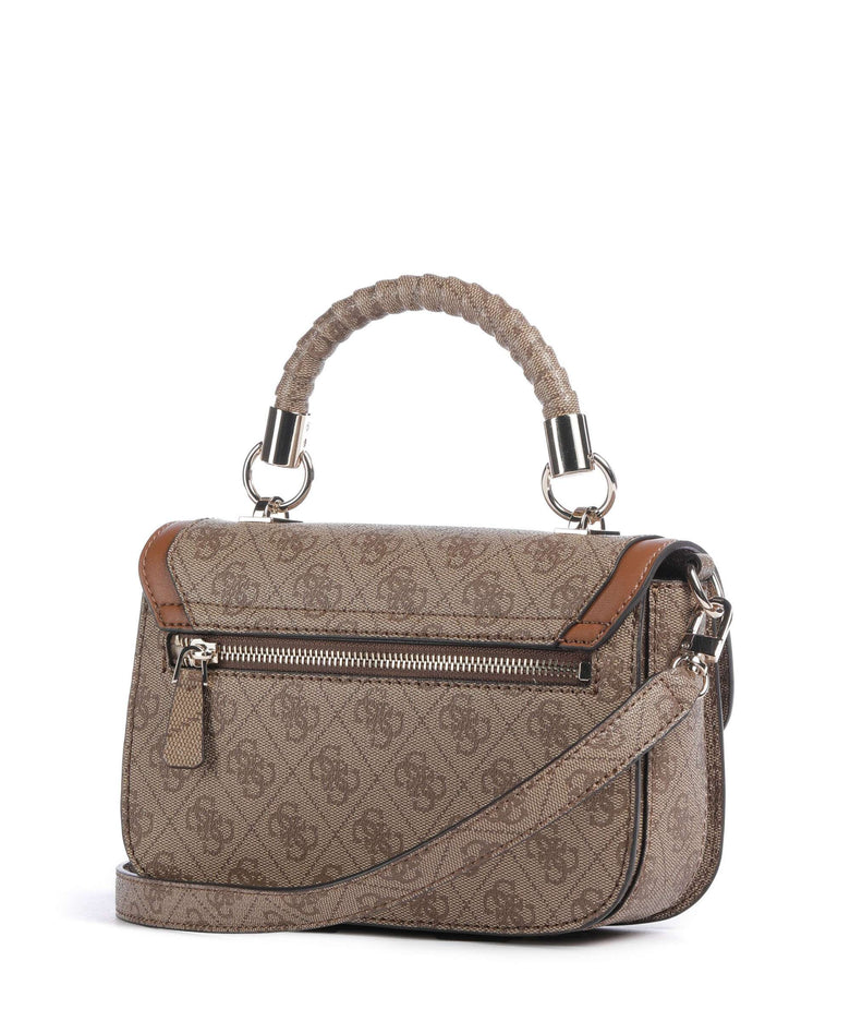 Guess Orlina 4G Logo Crossbody bag latte logo/brown
