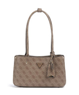 Guess Meridian 4G Logo Sac porté épaule latte logo