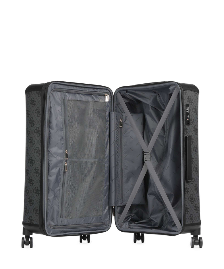 Guess Berta 4G Logo Spinner (4 wheels) coal logo
