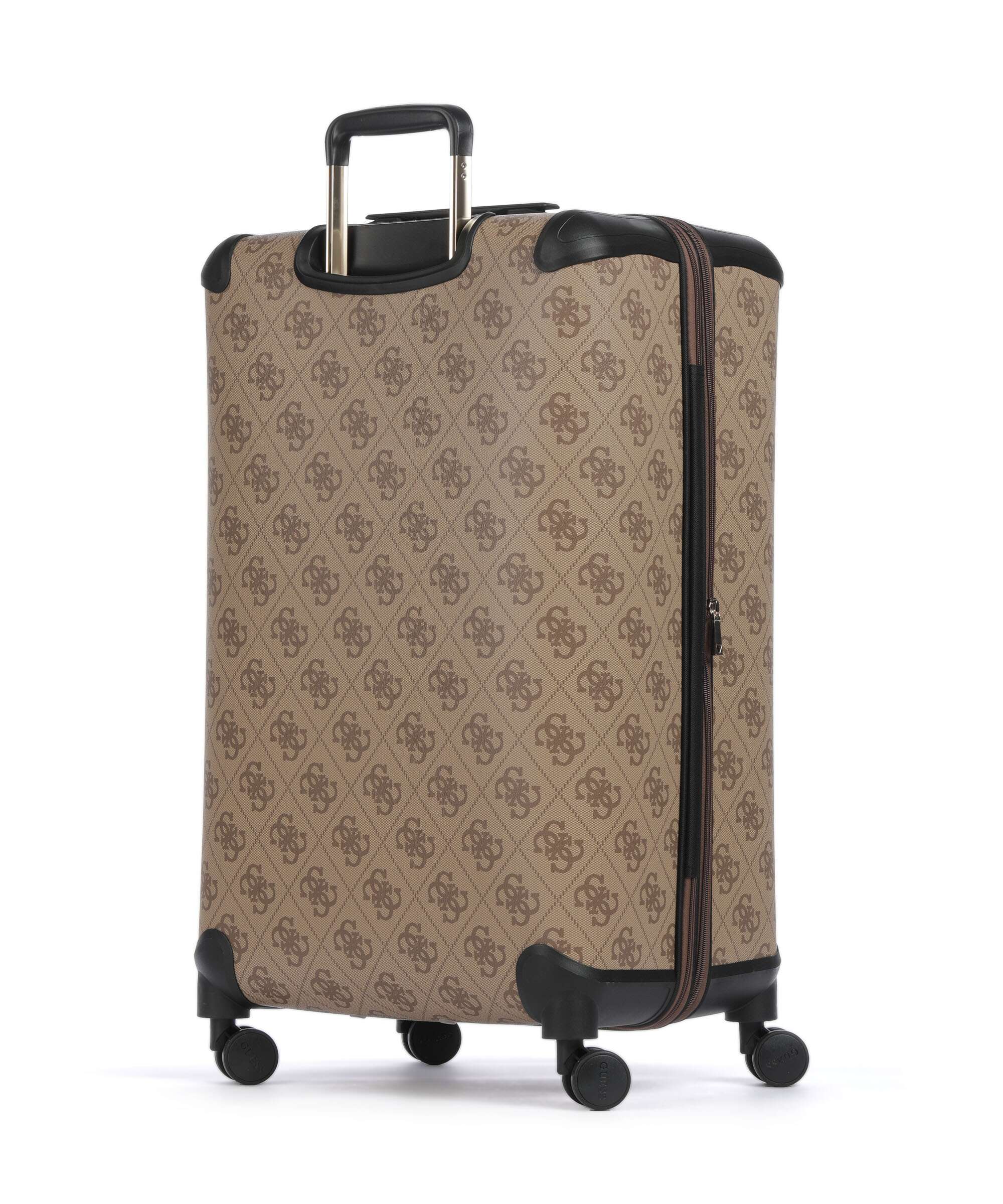Guess Berta Maxi 4G Spinner (4 wheels) latte logo/brown