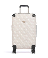 Guess Berta Maxi 4G Valise 4 roues sand logo