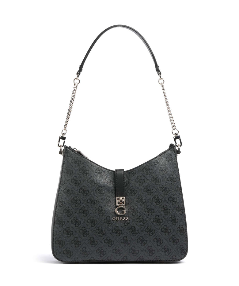 Guess Zamira Shoulder bag coal logo