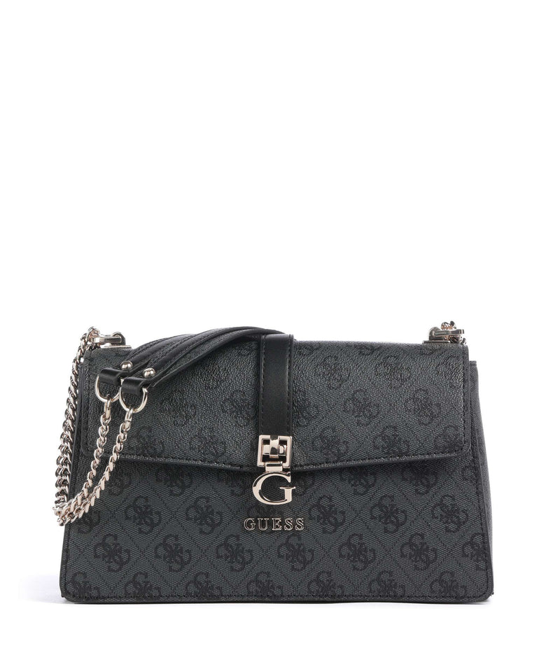 Guess Zamira Shoulder bag coal logo