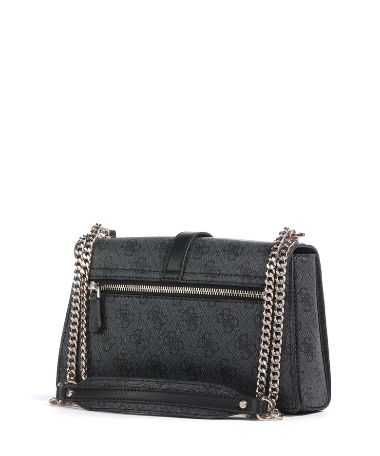 Guess Zamira Shoulder bag coal logo