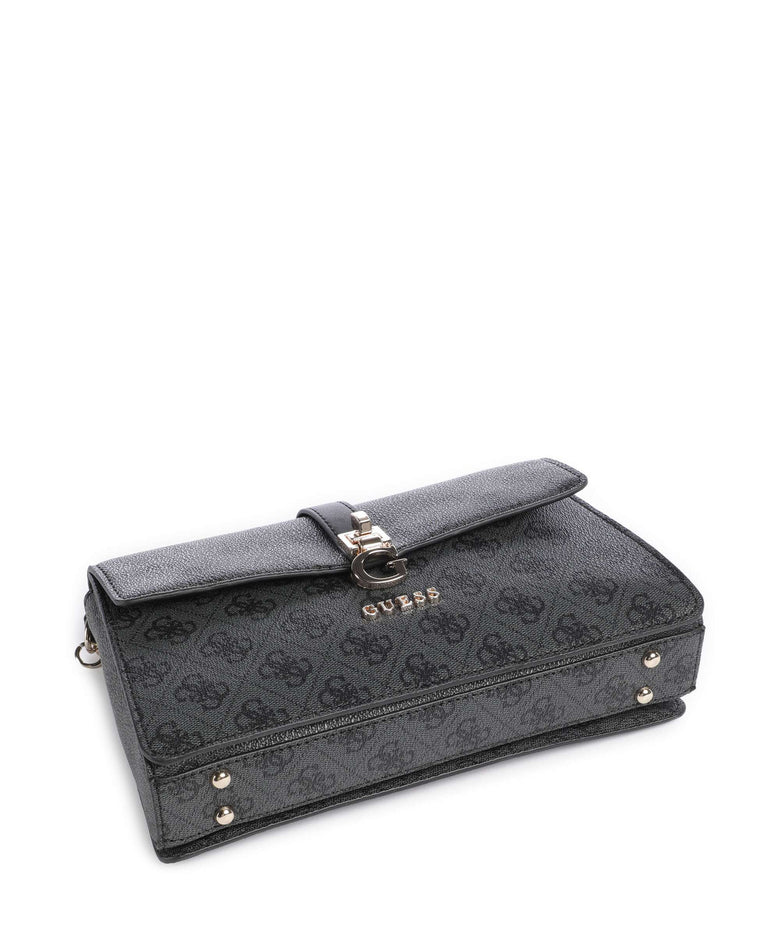 Guess Zamira Shoulder bag coal logo
