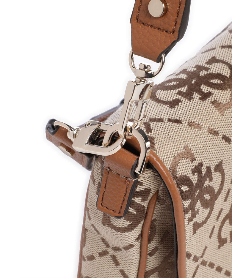 Guess Circe Shoulder bag latte logo