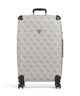 Guess Berta 4G Logo Valigia trolley (4 ruote) dark taupe logo