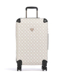 Guess Wilder 4-Rollen Trolley beige/white