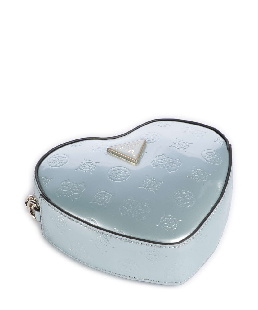 Guess Arnela Crossbody bag powder blue logo