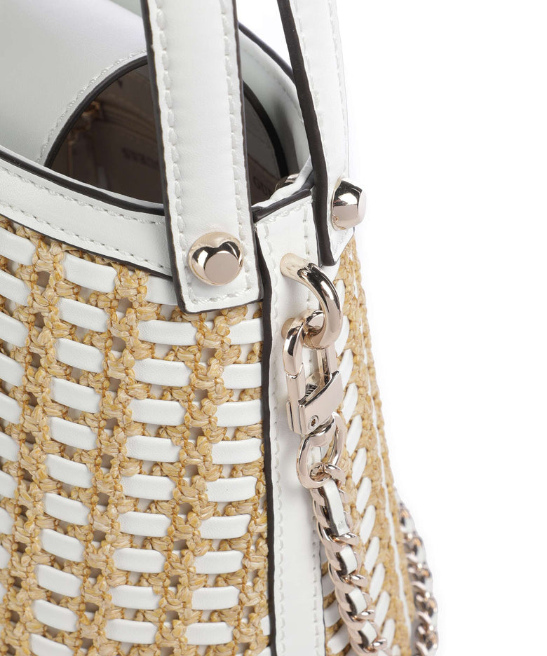 Guess Atalia Bucket bag natural/white