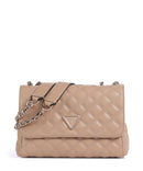 Guess Giully Schultertasche beige