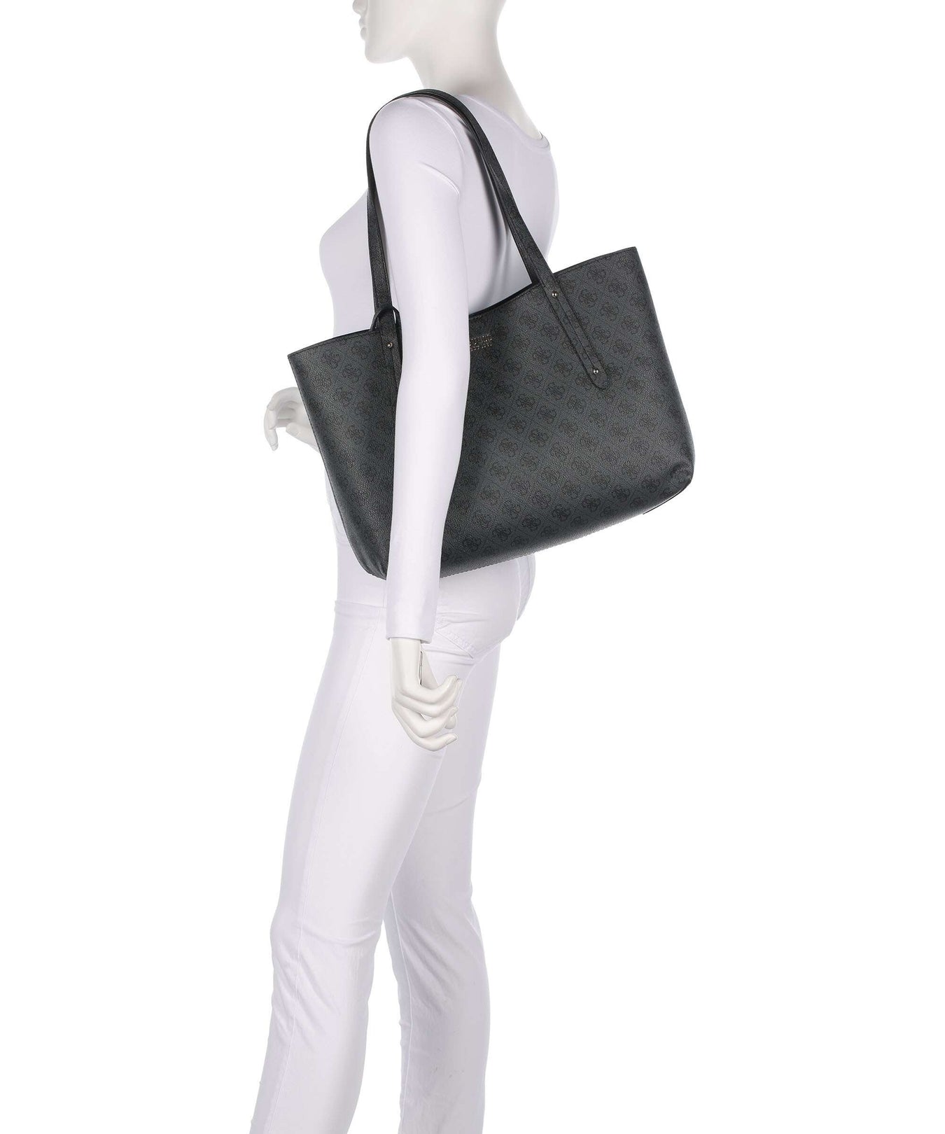 Guess Brenton Tote bag coal logo