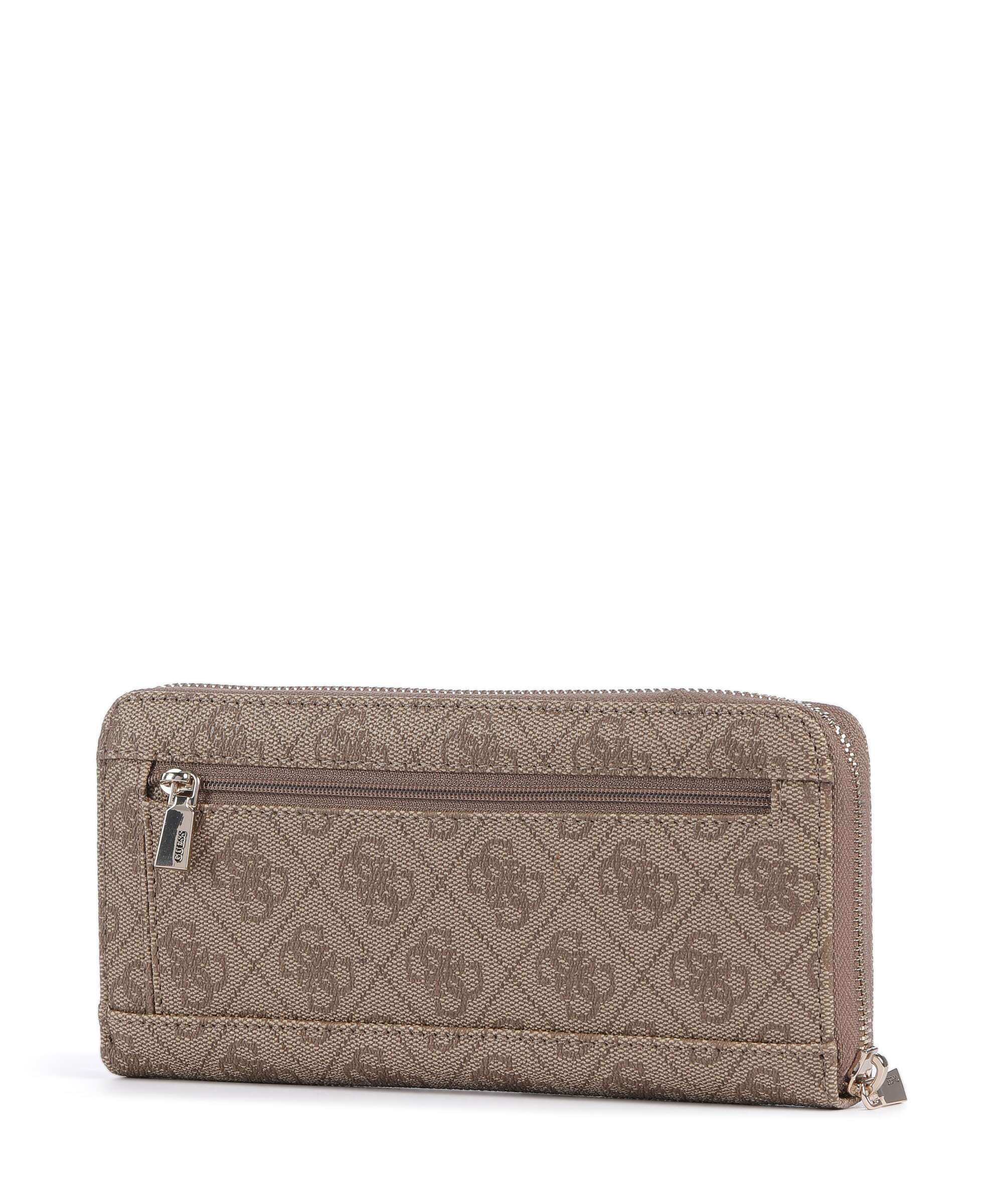 Guess Laurel II Large Wallet latte logo