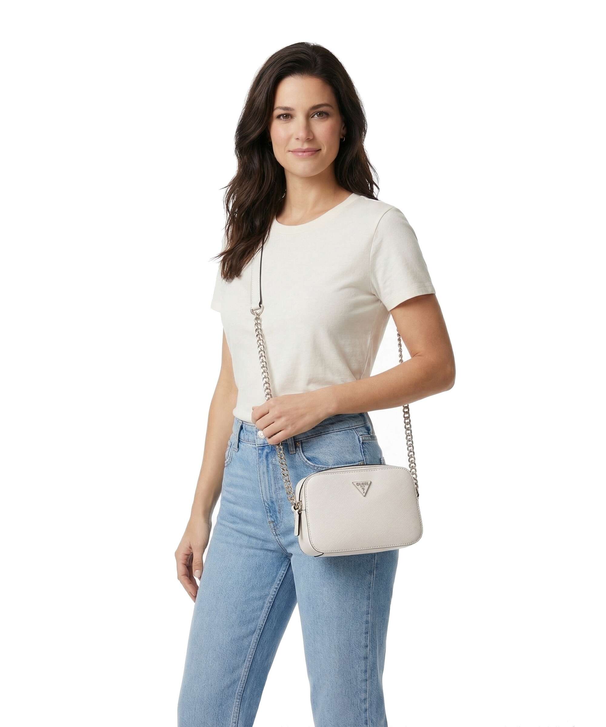 Guess Noelle Crossbody bag bone