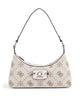 Guess Neda 4G Peony Logo Schultertasche offwhite logo