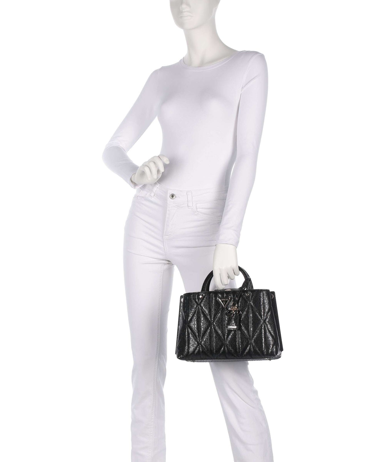 Guess Aldina G-Shine Handbag black