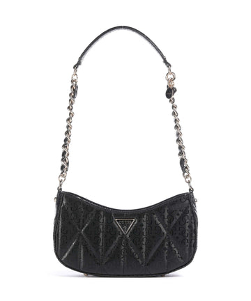 Guess Aldina G-Shine Schultertasche black