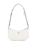 Guess Aldina G-Shine Schultertasche offwhite