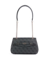 Guess Katya 4G Logo Sac porté épaule coal logo
