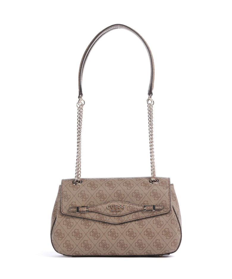 Guess Katya 4G Logo Shoulder bag latte logo