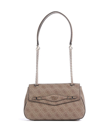 Guess Katya 4G Logo Schultertasche latte logo