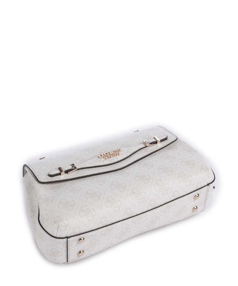 Guess Katya 4G Logo Shoulder bag white logo