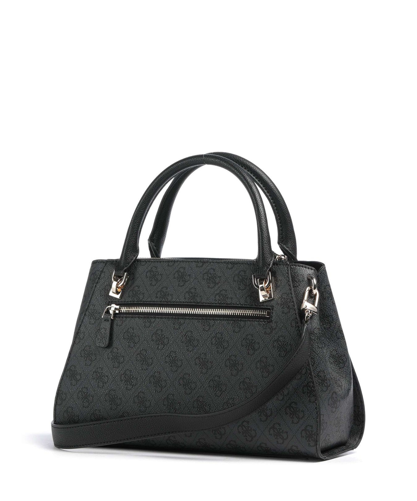 Guess Noelle 4G Logo Handbag coal logo