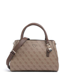 Guess Noelle 4G Logo Handtasche latte logo/brown