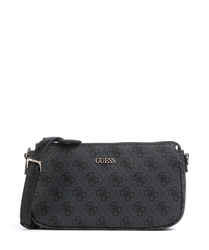 Guess Noelle 4G Logo Shoulder bag coal logo