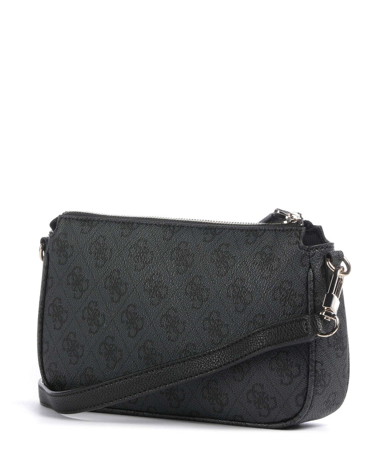 Guess Noelle 4G Logo Shoulder bag coal logo