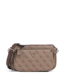 Guess Noelle 4G Logo Borsa a spalla latte logo/brown