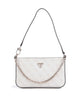 Guess Noelle Mini Borsa a spalla white logo