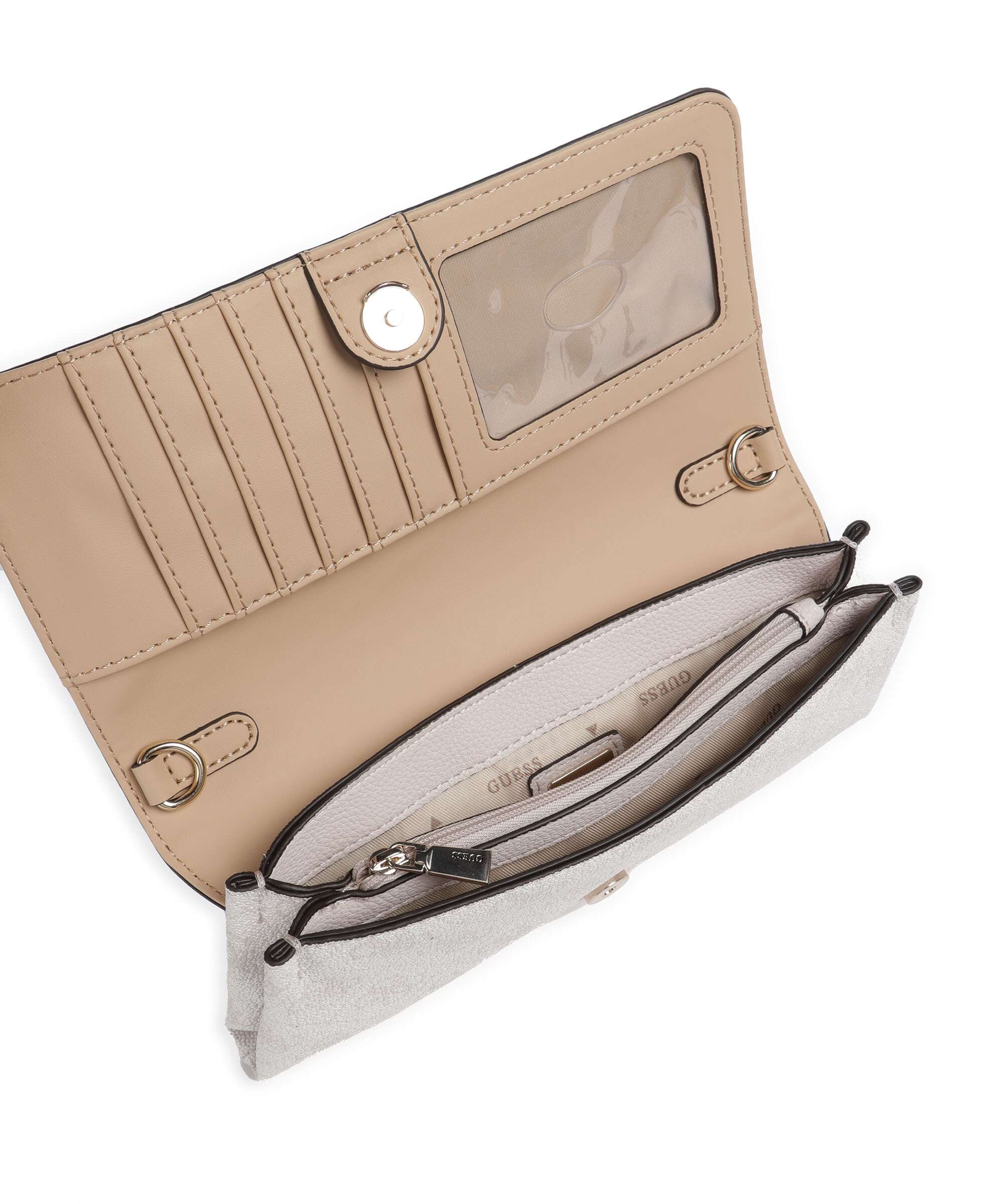 Guess Noelle 4G Logo Wallet white logo