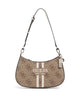 Guess Noelle 4G Logo Schultertasche latte logo