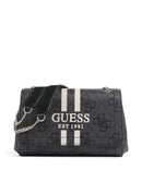 Guess Noelle 4G Logo Sac porté épaule coal logo