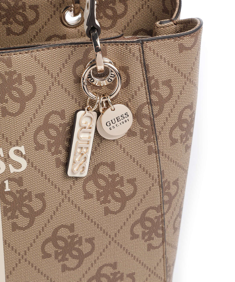 Guess Noelle 4G Logo Tote bag latte logo