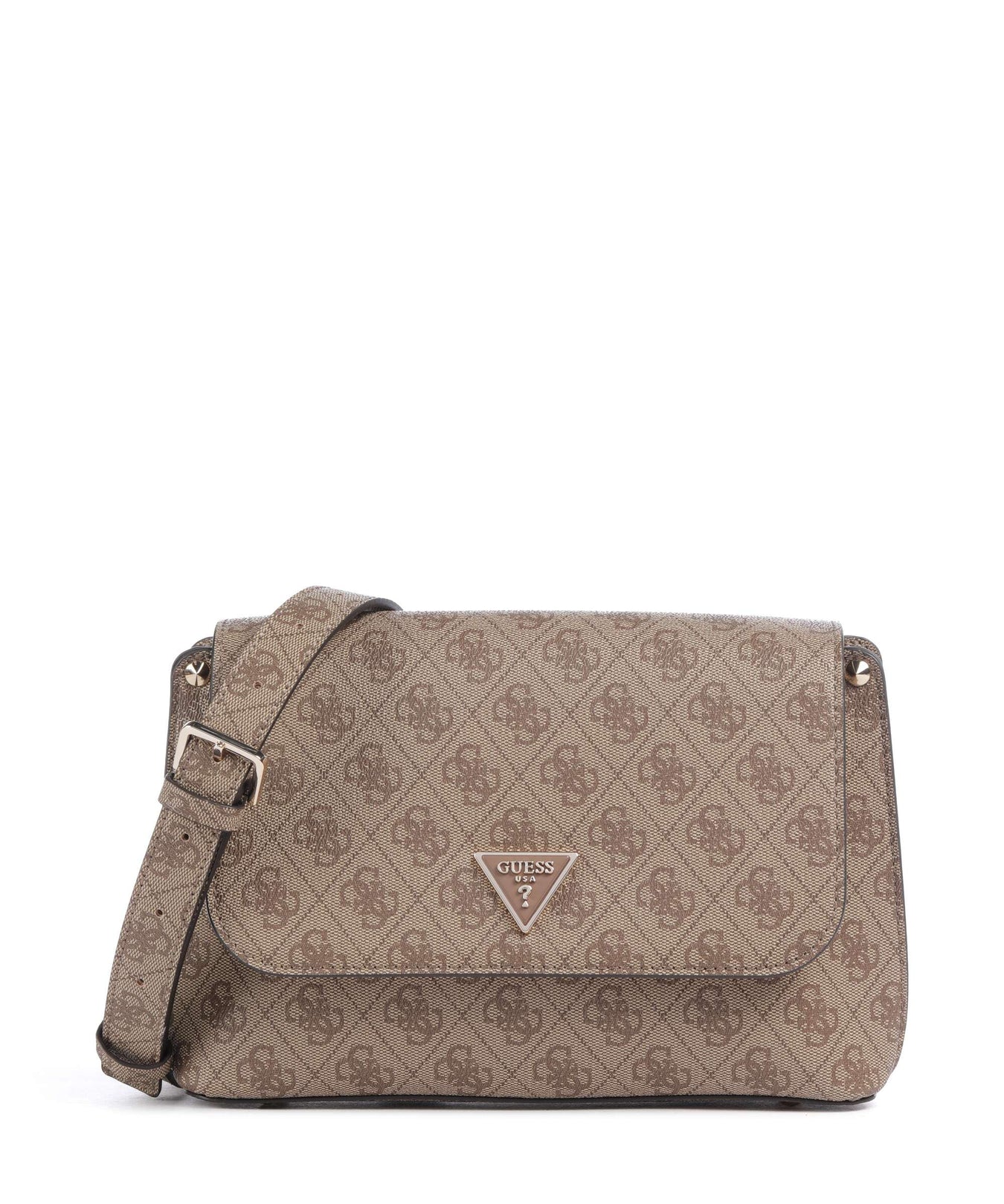 Guess Meridian Crossbody bag latte logo