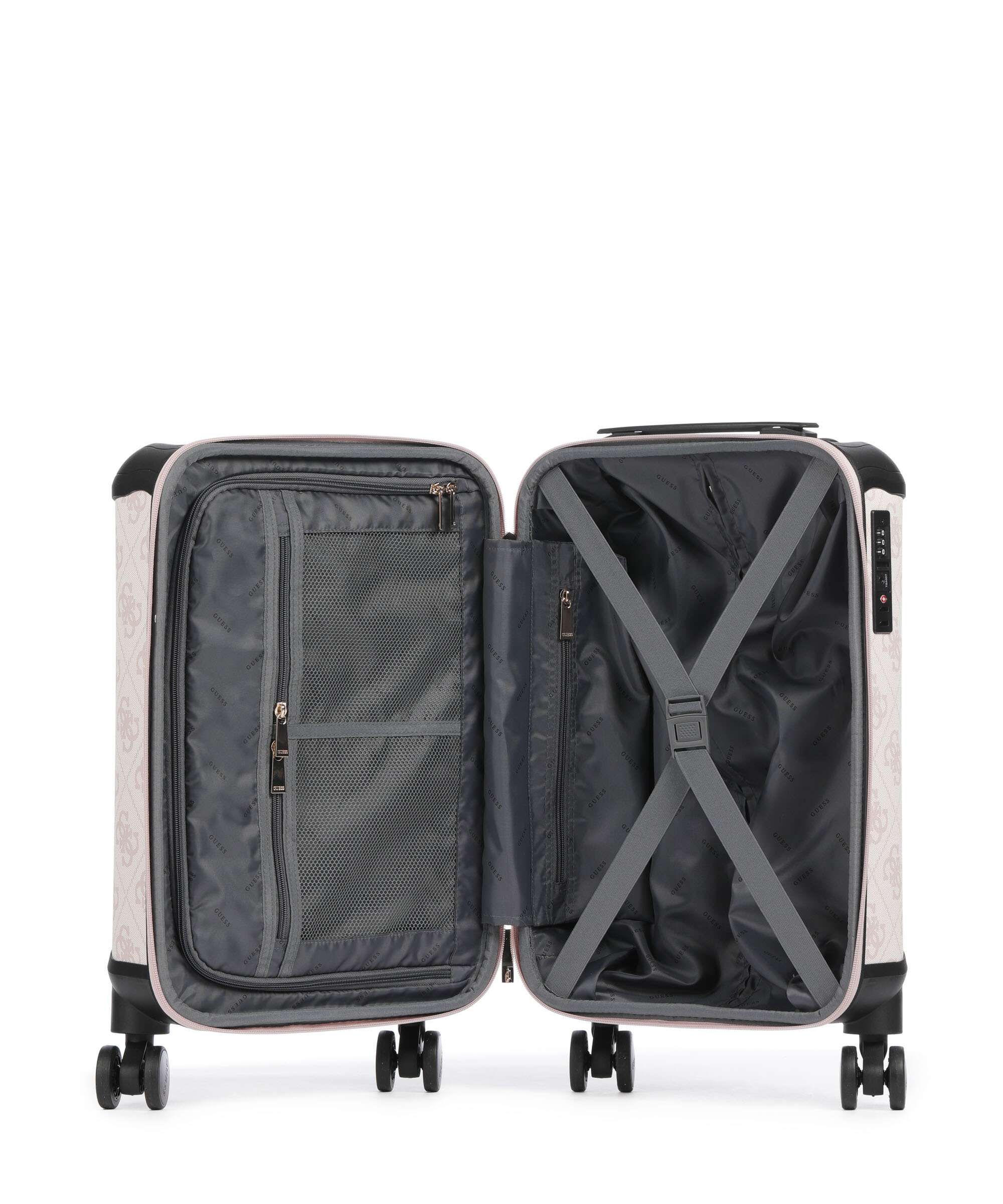 Guess Berta 4G Logo Spinner (4 wheels) rose water logo