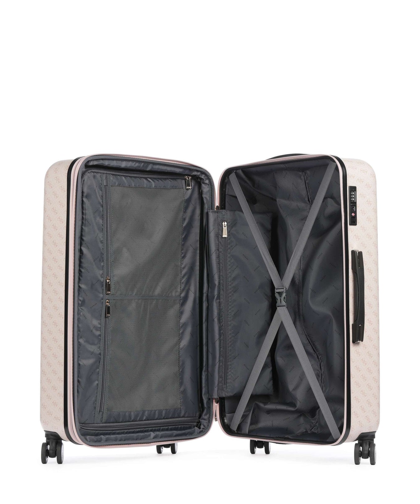 Guess Jesco Spinner (4 wheels) rose water logo