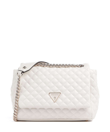 Guess Everlee Schultertasche offwhite