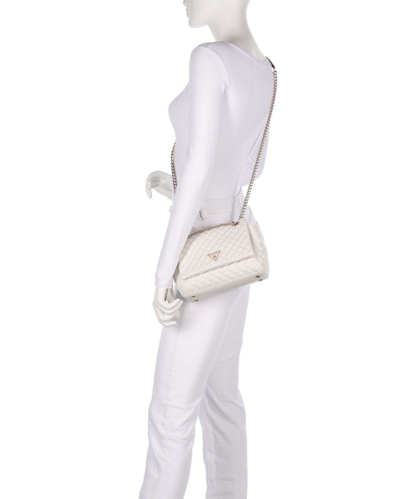 Guess Everlee Shoulder bag offwhite